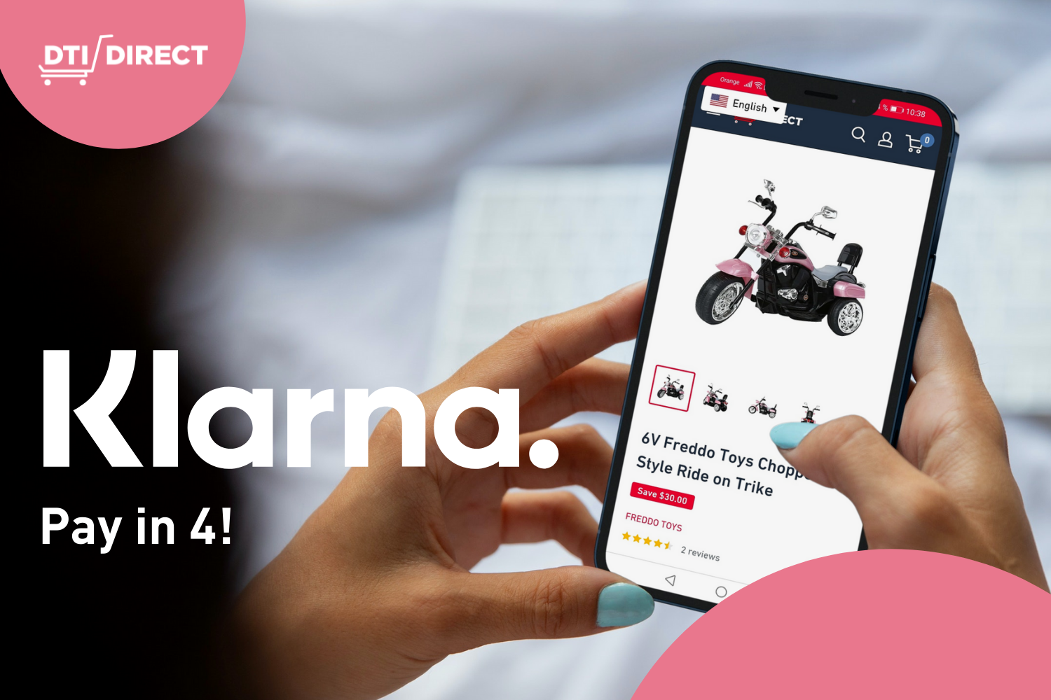 Now-you-can-pay-in-4-with-Klarna DTI Direct USA