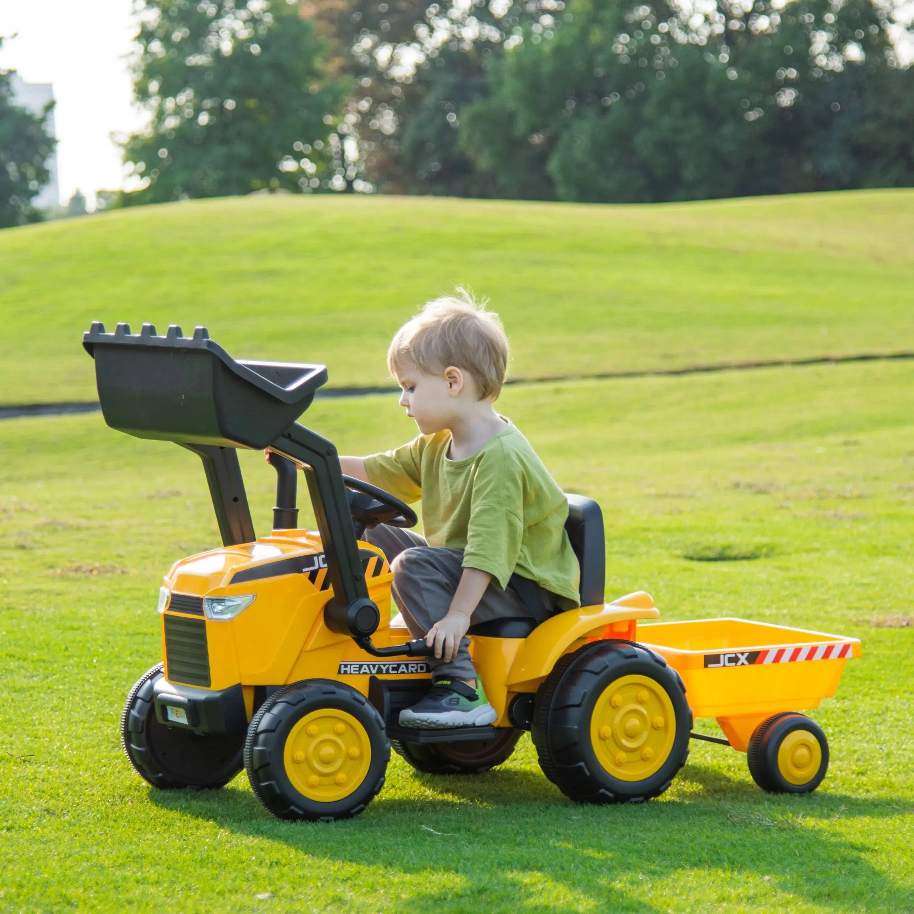 12V Freddo Excavator 1 Seater Ride-on  DTI Direct USA