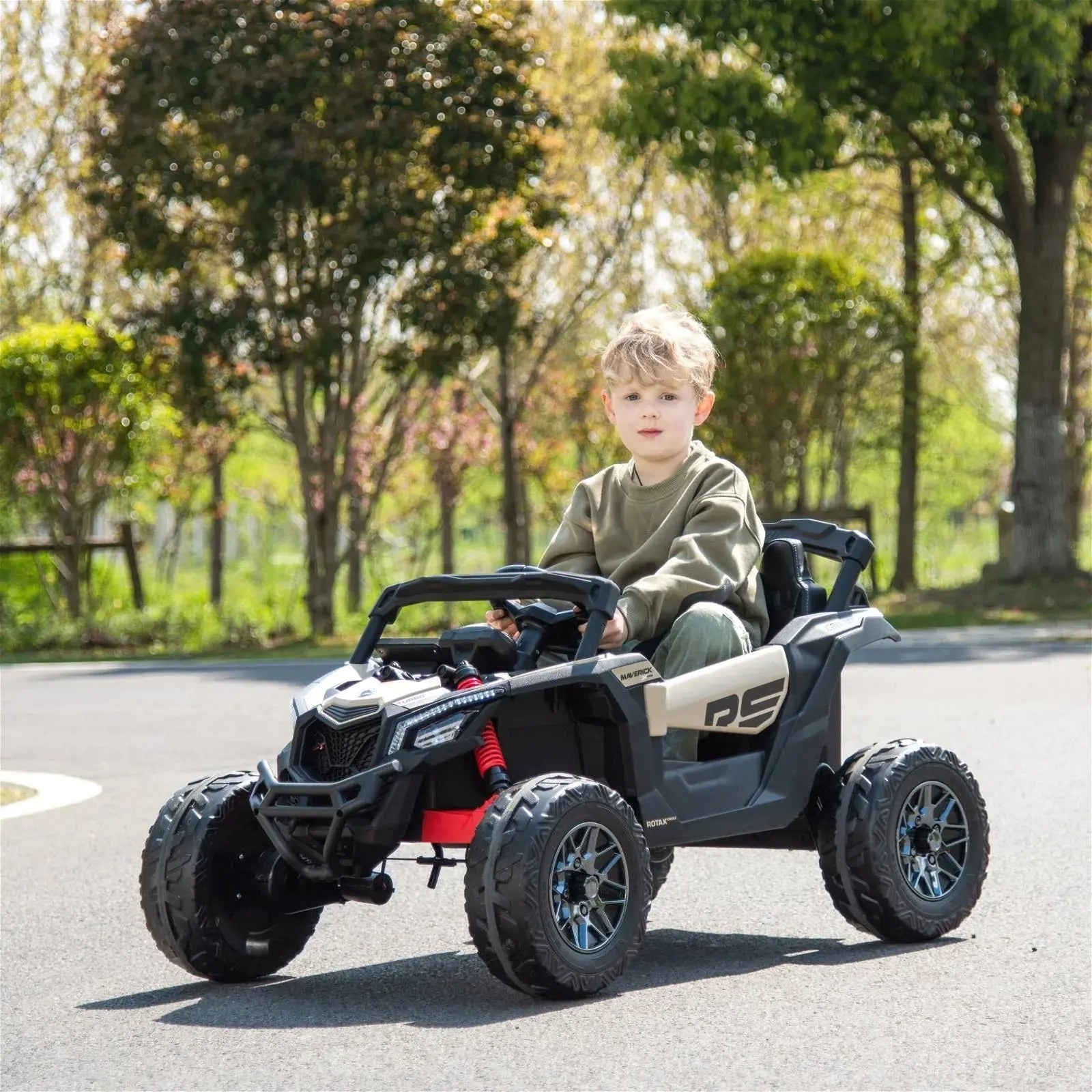 24V Can Am Maverick 1-Seater UTV - Kids Electric Ride-On  DTI Direct USA