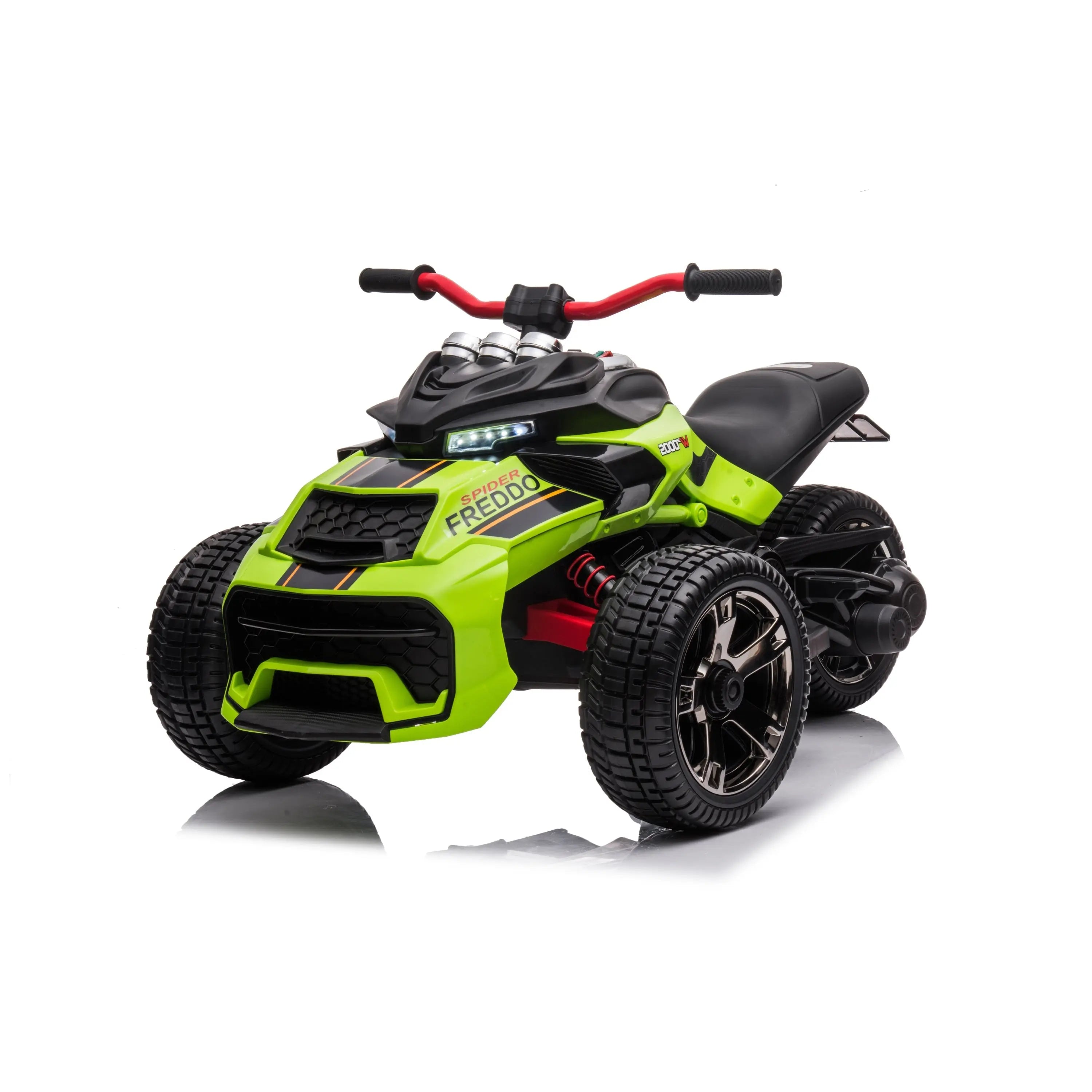 24V Freddo Spider 2 Seater Ride-On 3 Wheel Motorcycle  DTI Direct USA