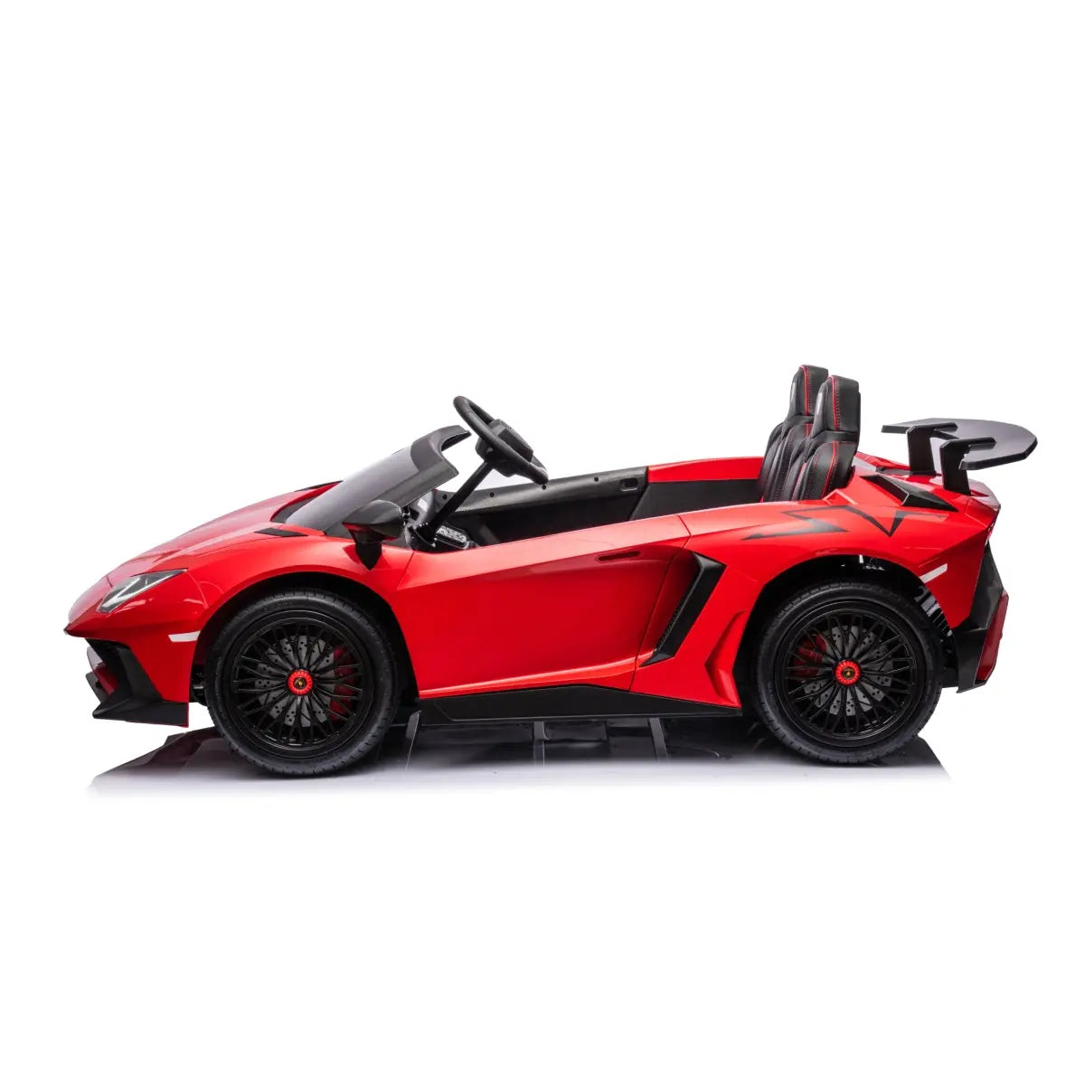 24V Lamborghini Aventador 2 Seater Ride On Car for Kids: Advanced Brushless Motor & Differential for High-Octane Fun  DTI Direct USA