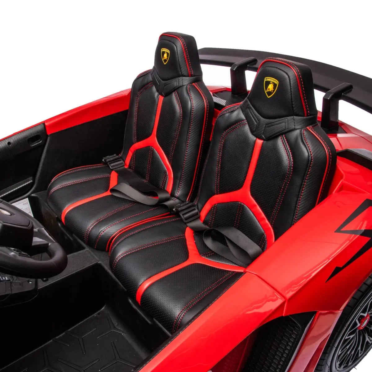 24V Lamborghini Aventador 2 Seater Ride On Car for Kids: Advanced Brushless Motor & Differential for High-Octane Fun  DTI Direct USA