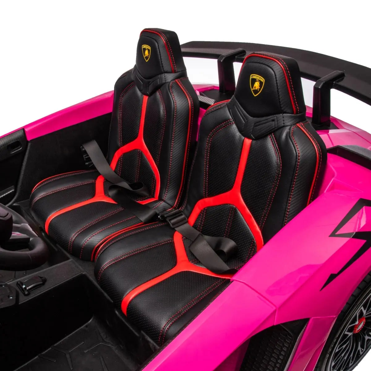 24V Lamborghini Aventador 2 Seater Ride On Car for Kids: Advanced Brushless Motor & Differential for High-Octane Fun  DTI Direct USA