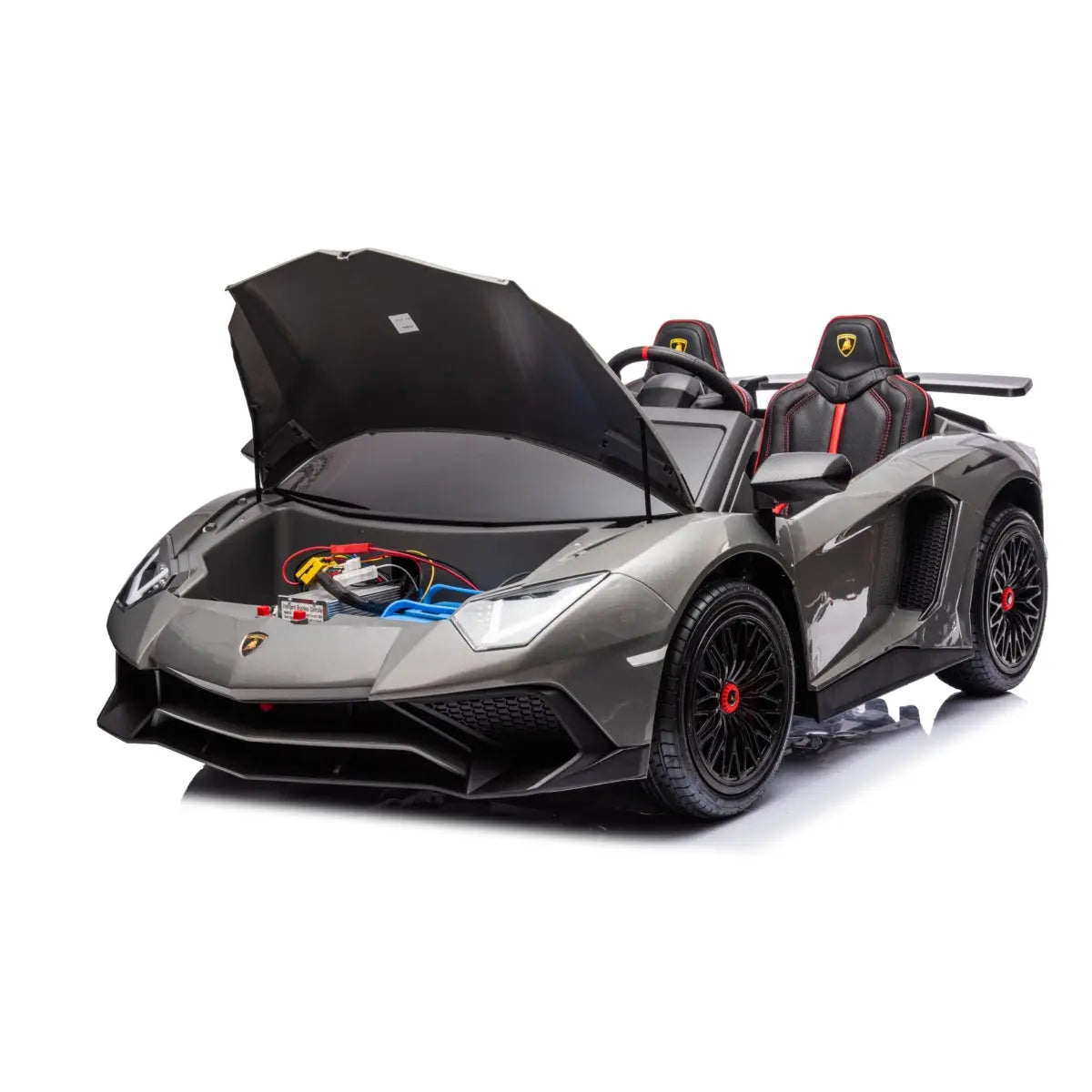 24V Lamborghini Aventador 2 Seater Ride On Car for Kids: Advanced Brushless Motor & Differential for High-Octane Fun  DTI Direct USA