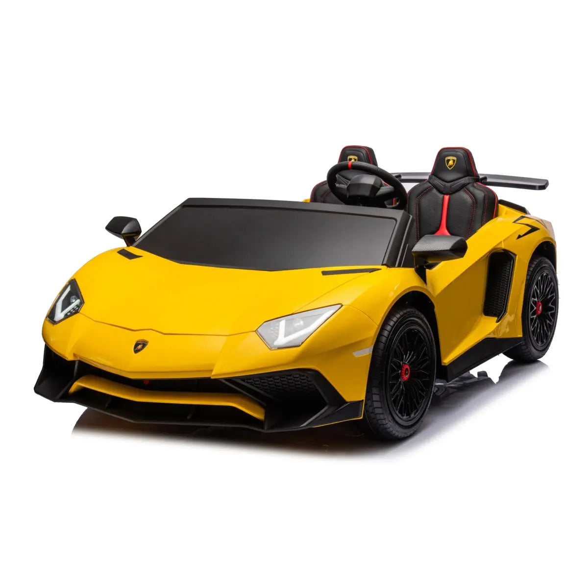 24V Lamborghini Aventador 2 Seater Ride On Car for Kids: Advanced Brushless Motor & Differential for High-Octane Fun  DTI Direct USA