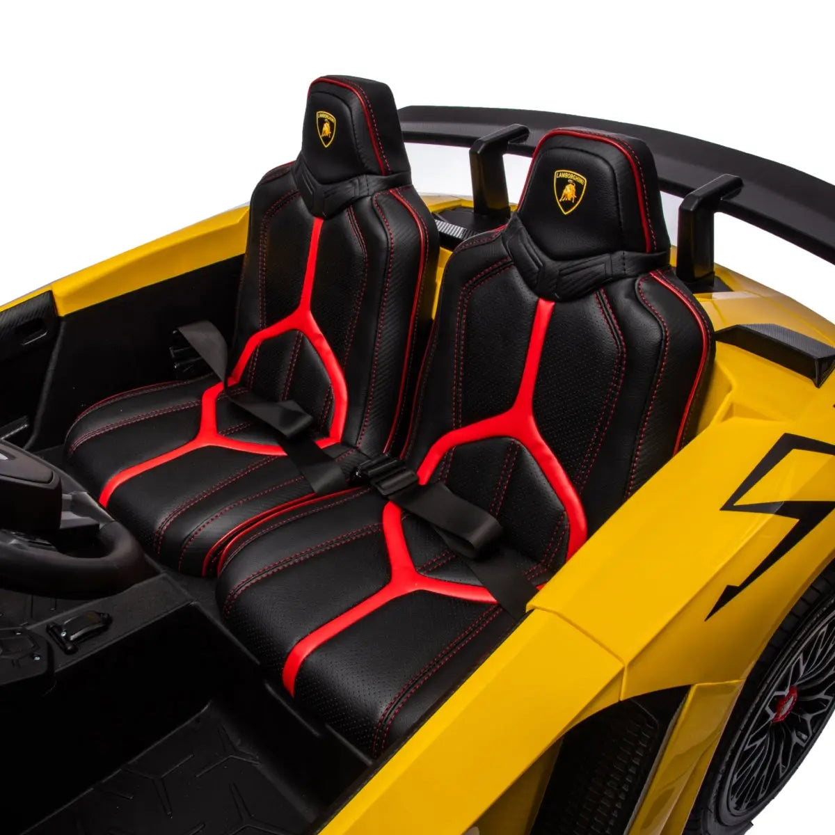 24V Lamborghini Aventador 2 Seater Ride On Car for Kids: Advanced Brushless Motor & Differential for High-Octane Fun  DTI Direct USA