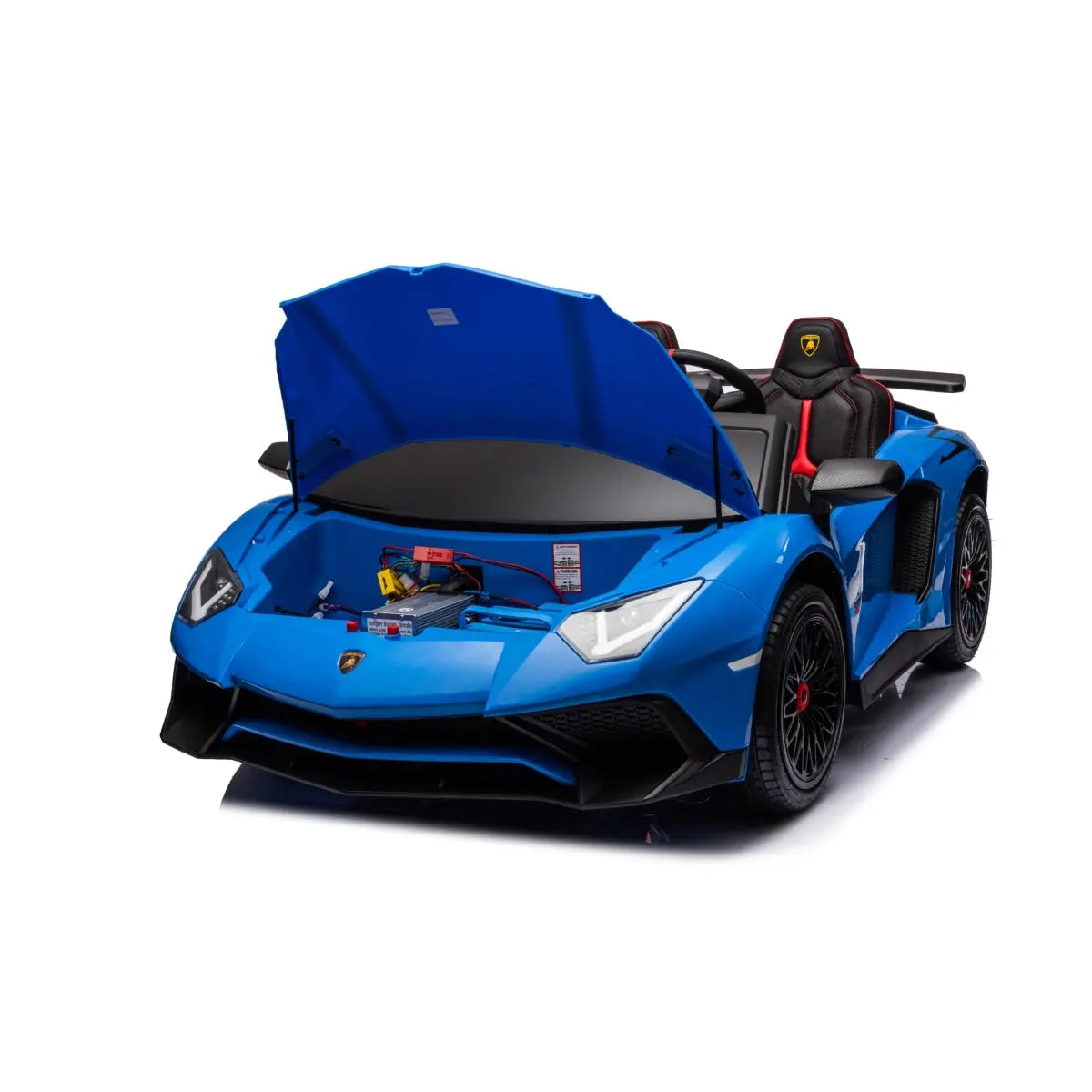 24V Lamborghini Aventador 2 Seater Ride On Car for Kids: Advanced Brushless Motor & Differential for High-Octane Fun  DTI Direct USA