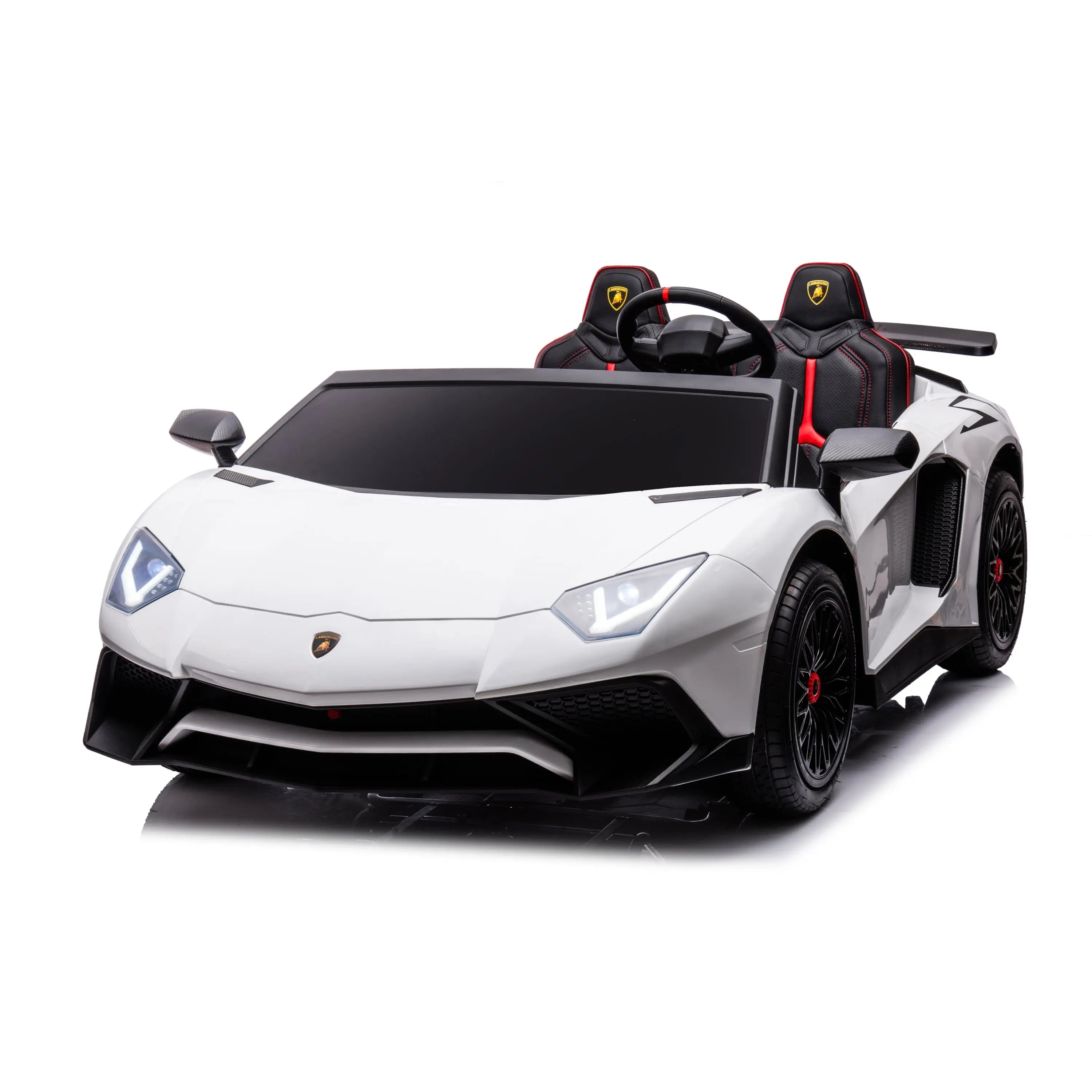 24V Lamborghini Aventador 2 Seater Ride On Car for Kids: Advanced Brushless Motor & Differential for High-Octane Fun  DTI Direct USA