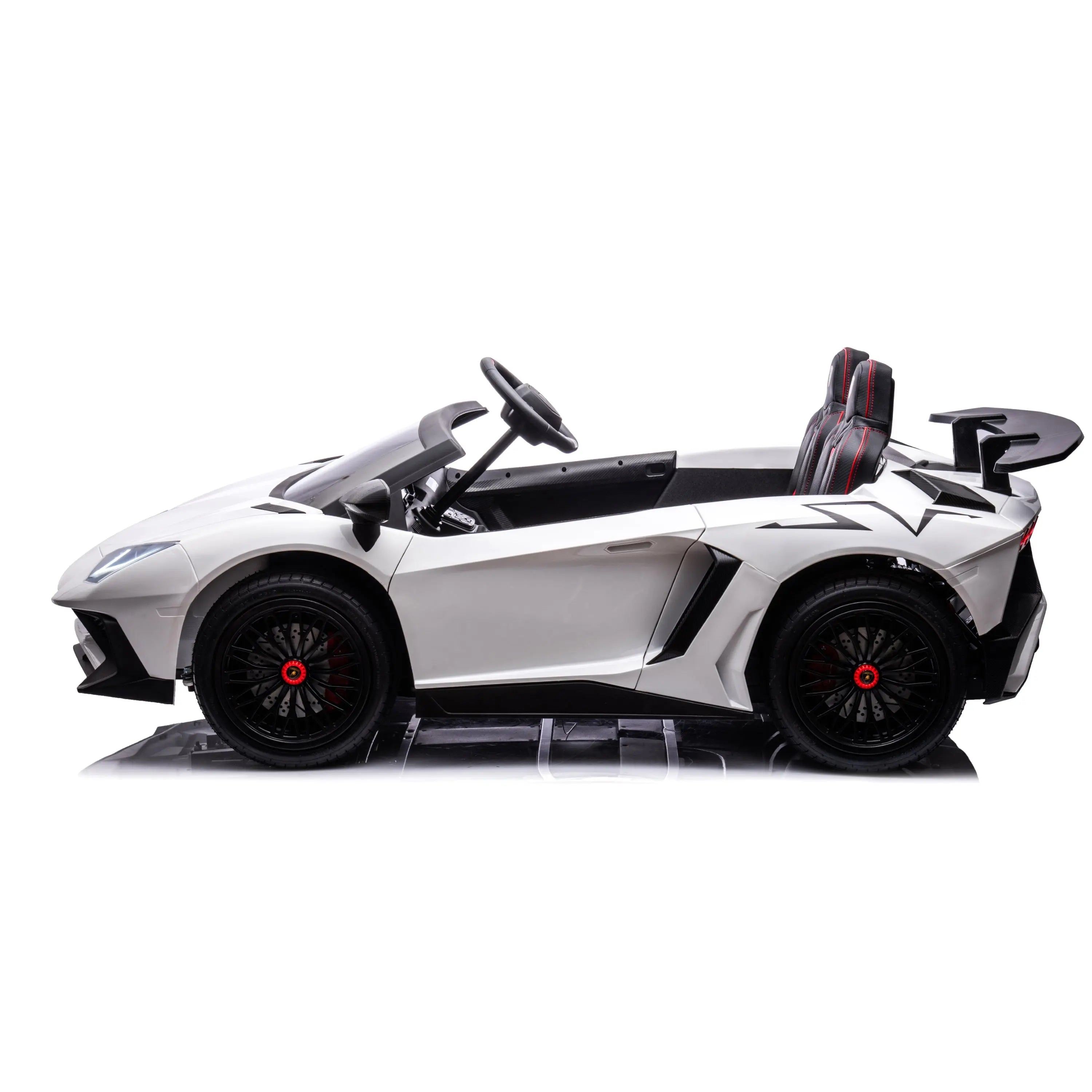 24V Lamborghini Aventador 2 Seater Ride On Car for Kids: Advanced Brushless Motor & Differential for High-Octane Fun  DTI Direct USA