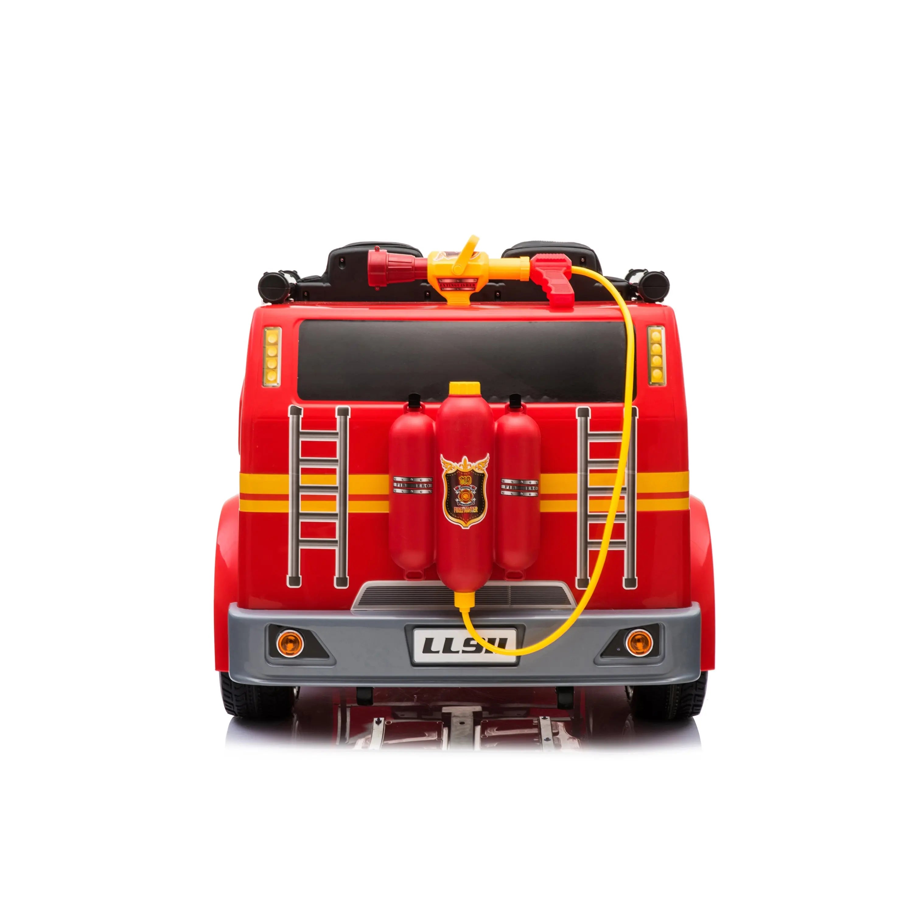 24V Freddo Fire Truck 2-Seater Ride on  DTI Direct USA