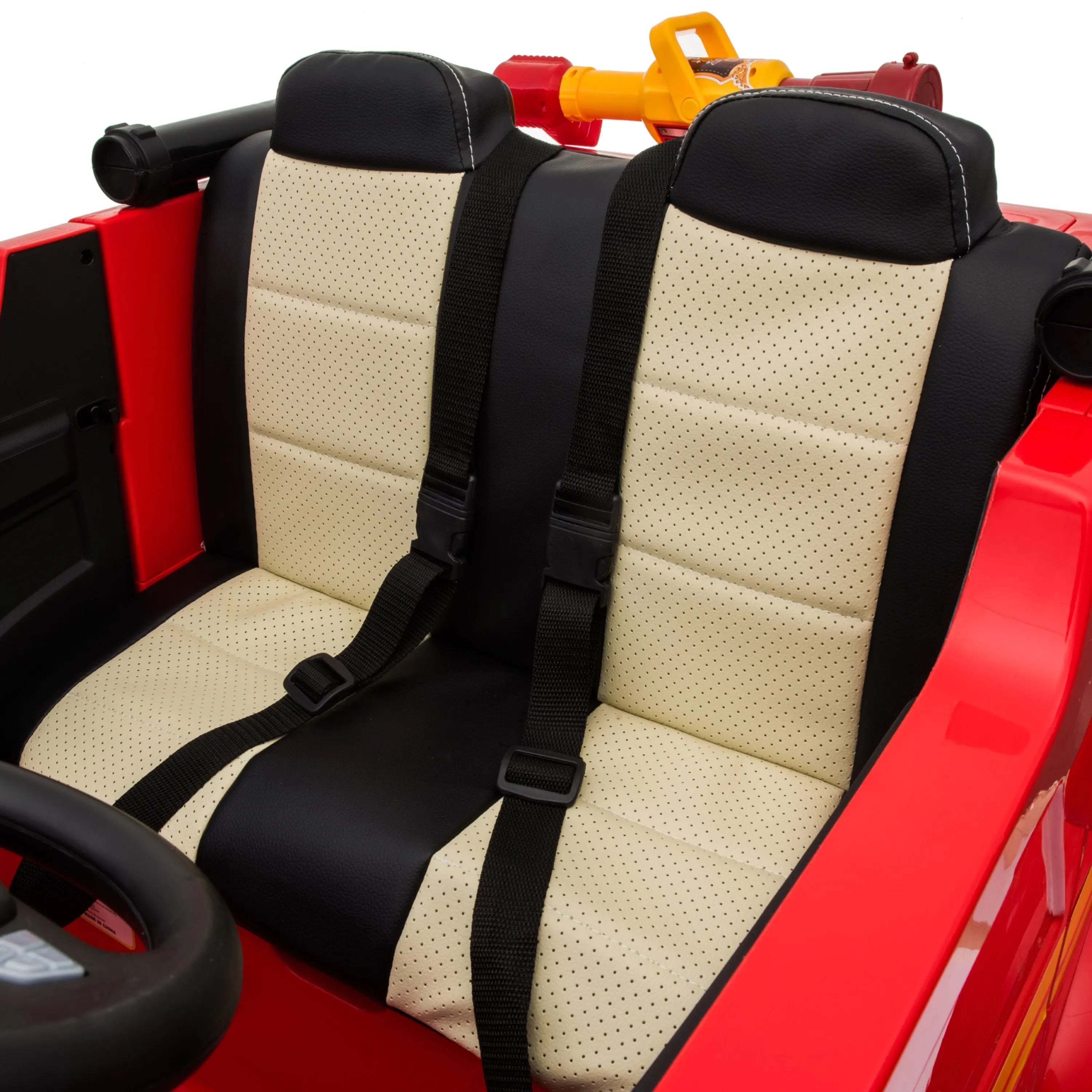 24V Freddo Fire Truck 2-Seater Ride on  DTI Direct USA