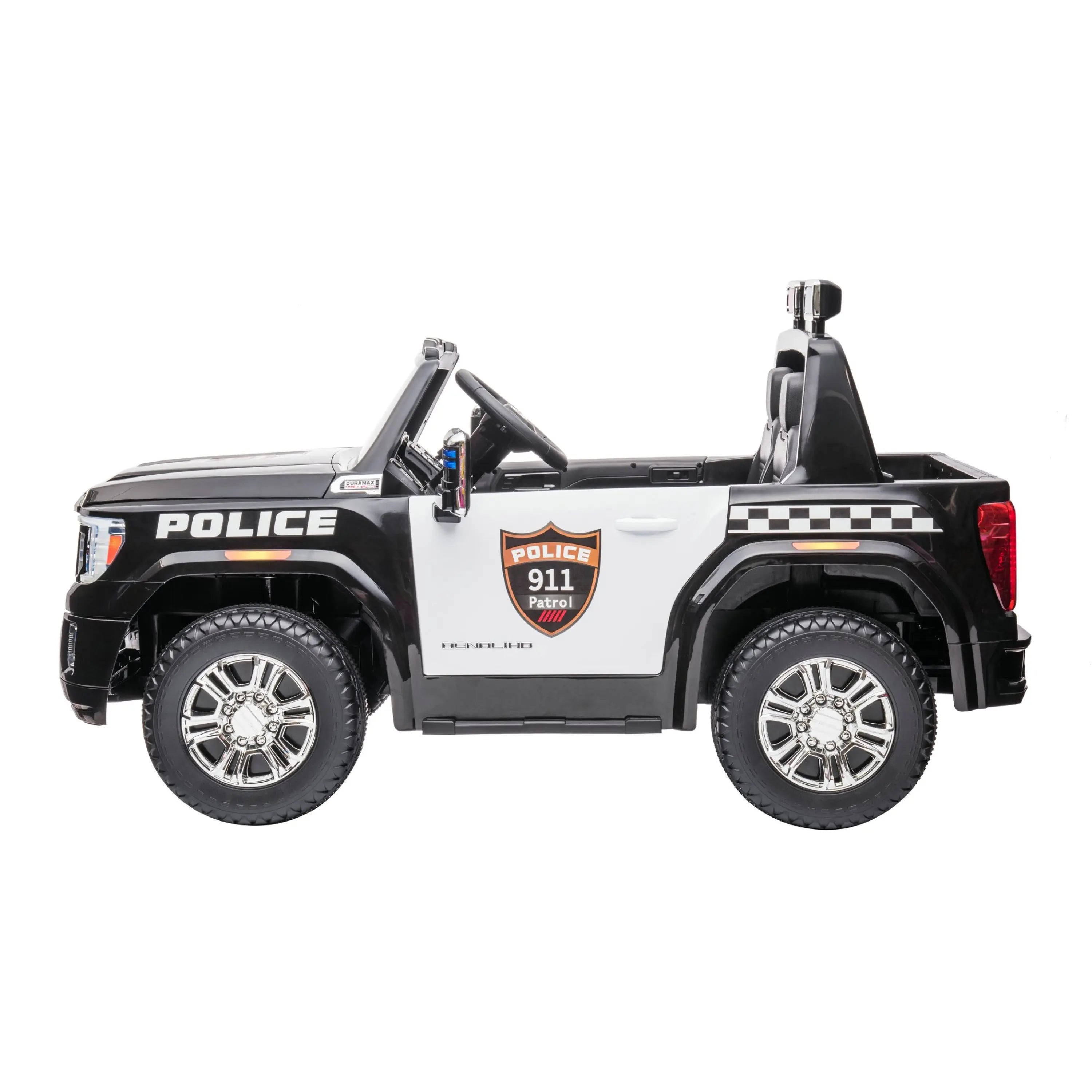 24V GMC Sierra Denali 2 Seater Police Ride-On Truck  DTI Direct USA