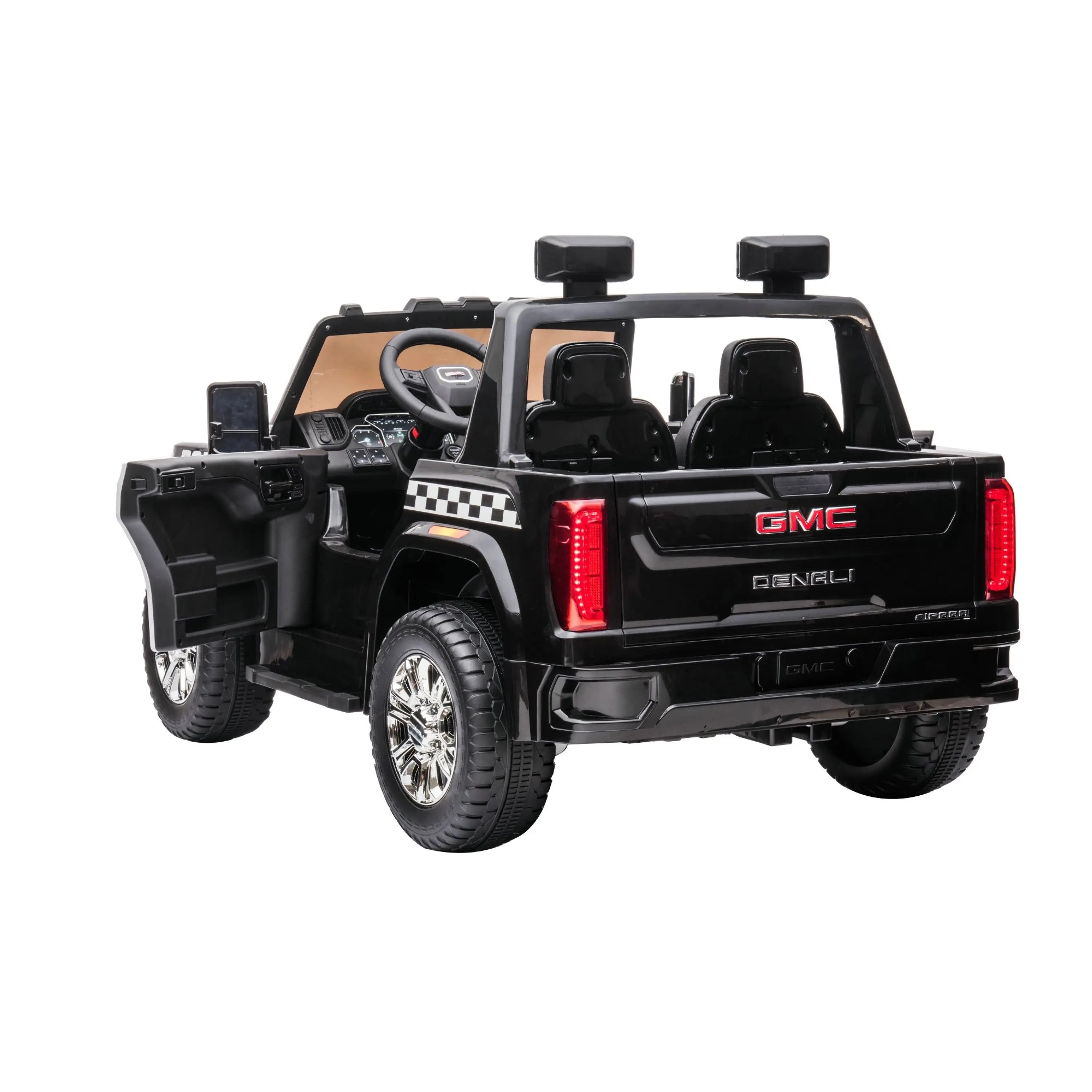 24V GMC Sierra Denali 2 Seater Police Ride-On Truck  DTI Direct USA