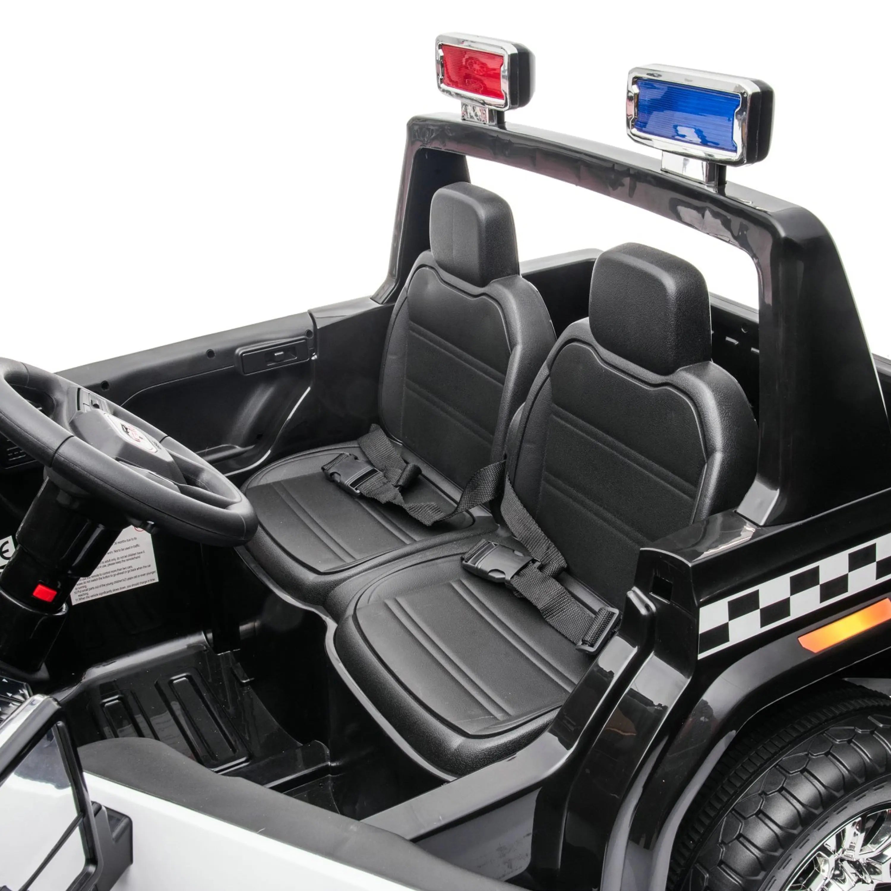 24V GMC Sierra Denali 2 Seater Police Ride-On Truck  DTI Direct USA